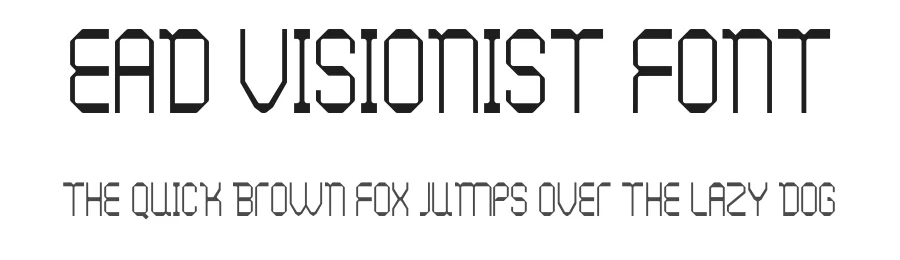 EAD Visionist Font by endeavourstudio — Display Font