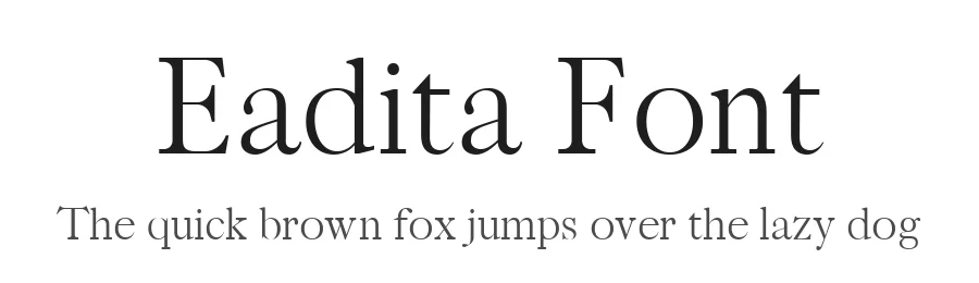 Eadita Font by Creativetacos — Serif Font