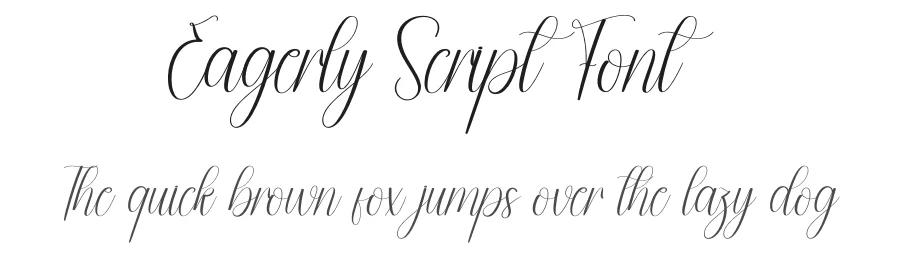 Eagerly Script Font by andikastudio — Script Handwritten Font
