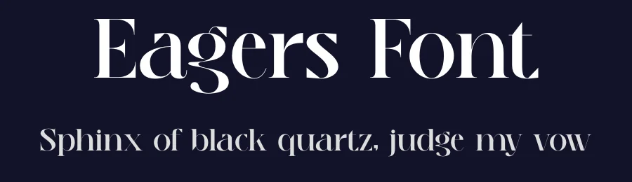 Eagers Font by SURATMI — Decorative Font — thumbnail 2