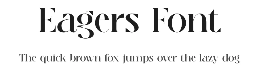 Eagers Font by SURATMI — Decorative Font