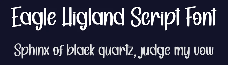 Eagle Higland Script Font by creativeletter — Display Font — thumbnail 2