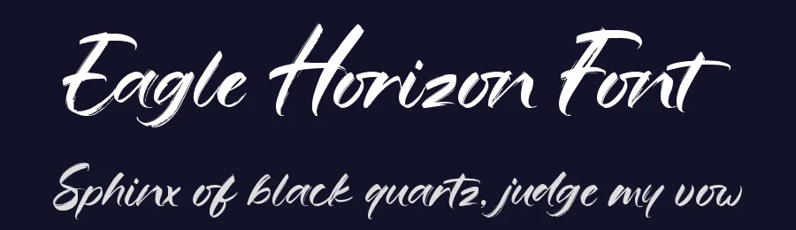 Eagle Horizon Font by letterara — Script Handwritten Font — thumbnail 2