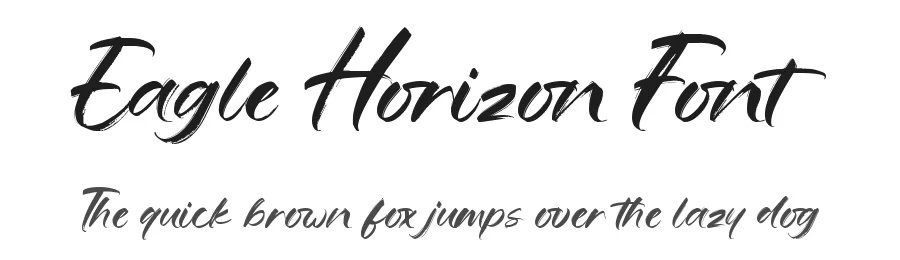 Eagle Horizon Font by letterara — Script Handwritten Font
