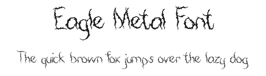 Eagle Metal Font by Rachmad bagus f — Decorative Font