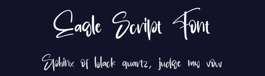 Eagle Script Font by creativeletter — Script Handwritten Font — thumbnail 2
