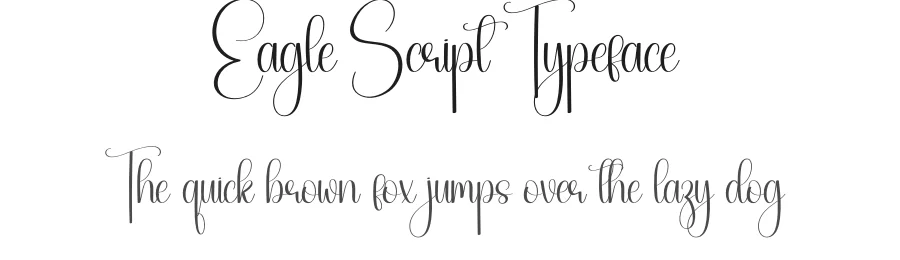 Eagle Script Typeface by creativeletter — Script Handwritten Font
