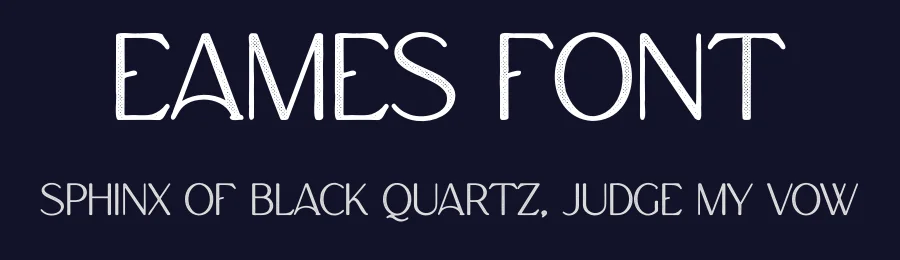 Eames Font by vpcreativeshop — Sans Serif Font — thumbnail 2