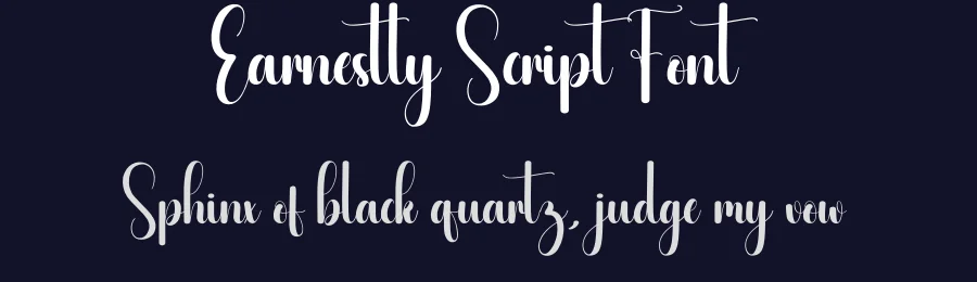 Earnestly Script Font by creativeletter — Script Handwritten Font — thumbnail 2