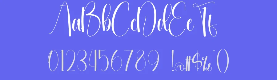 Earrings Calligraphy Font by creativeletter — Script Handwritten Font — thumbnail 3