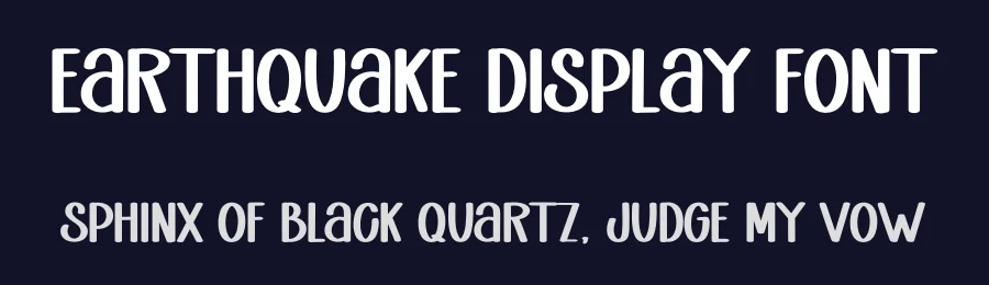 Earthquake Display Font by inermediaSTUDIO — Script Handwritten Font — thumbnail 2
