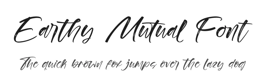 Earthy Mutual Font by stylishtype.co — Script Handwritten Font