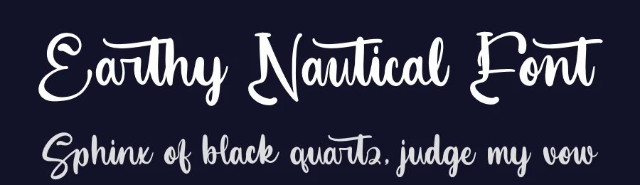 Earthy Nautical Font by letterenastudios — Script Handwritten Font — thumbnail 2
