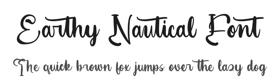 Earthy Nautical Font by letterenastudios — Script Handwritten Font