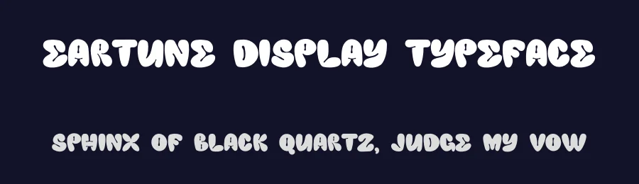 Eartune Display Typeface by Casloop Studio — Decorative Font — thumbnail 2
