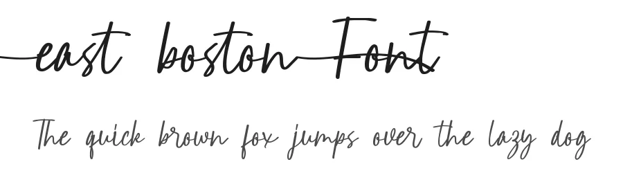 East Boston Font by VinType — Display Font