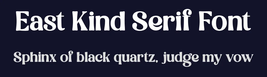 East Kind Serif Font by Taboja Std — Serif Font — thumbnail 2