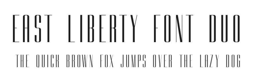 East Liberty Font Duo by typeline studio — Script Handwritten Font