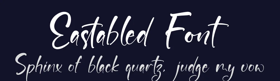 Eastabled Font by letterfabric — Script Handwritten Font — thumbnail 2