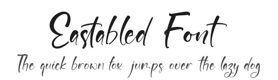 Eastabled Font by letterfabric — Script Handwritten Font