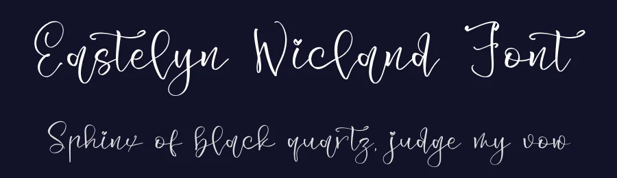 Eastelyn Wicland Font by letterfabric — Script Handwritten Font — thumbnail 2