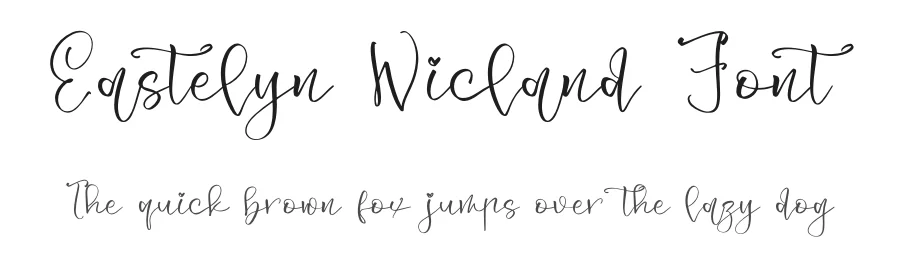 Eastelyn Wicland Font by letterfabric — Script Handwritten Font