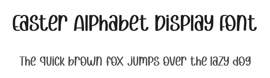 Easter Alphabet Display Font by Craftedtype — Decorative Font