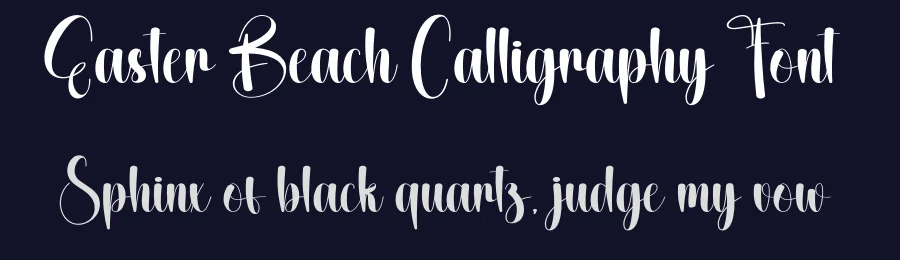 Easter Beach Calligraphy Font by creativeletter — Script Handwritten Font — thumbnail 2