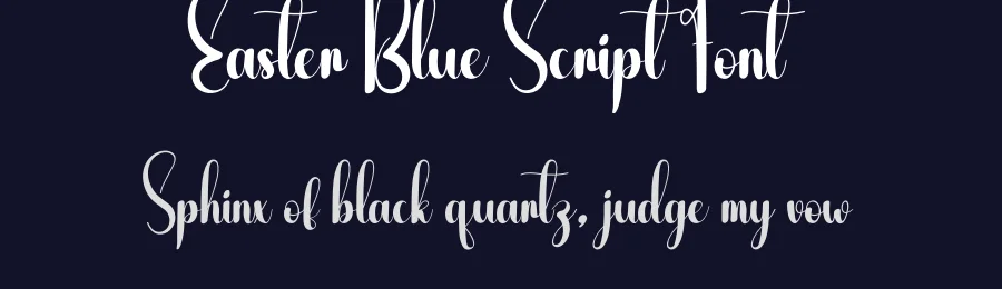 Easter Blue Script Font by andikastudio — Script Handwritten Font — thumbnail 2