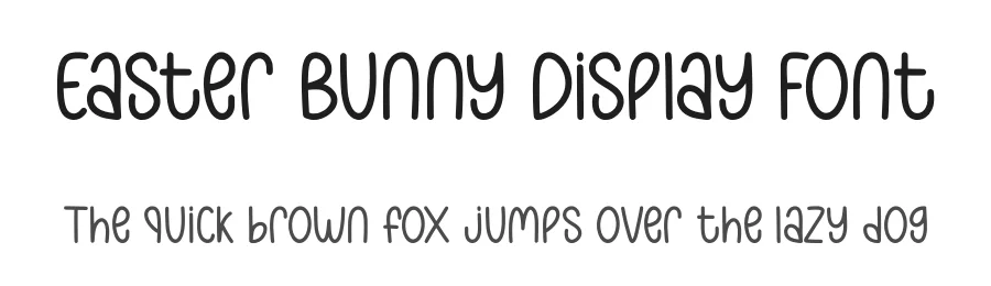 Easter Bunny Display Font by Craftedtype — Decorative Font