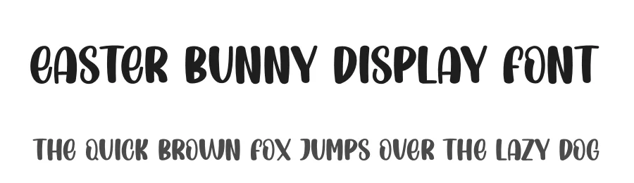 Easter Bunny Display Font by creativeletter — Display Font