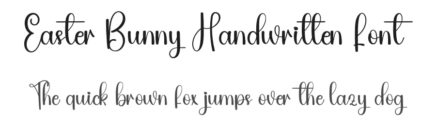 Easter Bunny Handwritten Font by inermediaSTUDIO — Script Handwritten Font