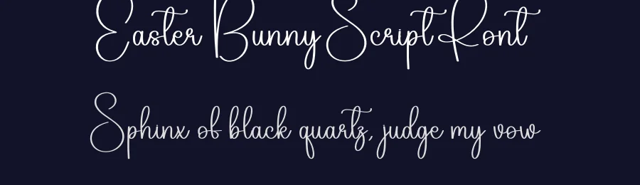 Easter Bunny Script Font by creativeletter — Script Handwritten Font — thumbnail 2