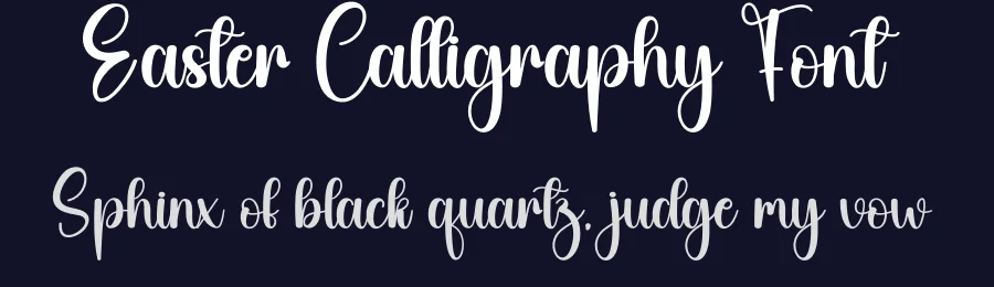 Easter Calligraphy Font by creativeletter — Script Handwritten Font — thumbnail 2