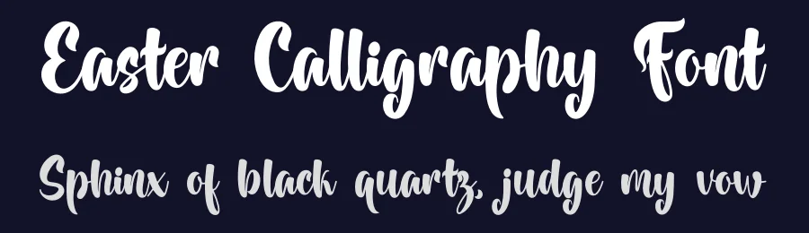 Easter Calligraphy Font by avenilettertype — Script Handwritten Font — thumbnail 2