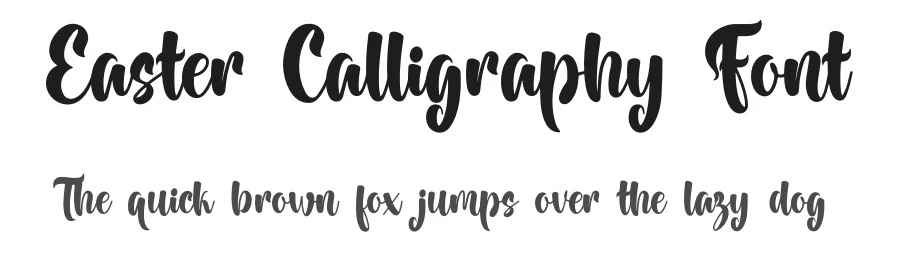 Easter Calligraphy Font by avenilettertype — Script Handwritten Font