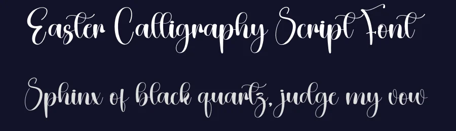 Easter Calligraphy Script Font by creativeletter — Script Handwritten Font — thumbnail 2