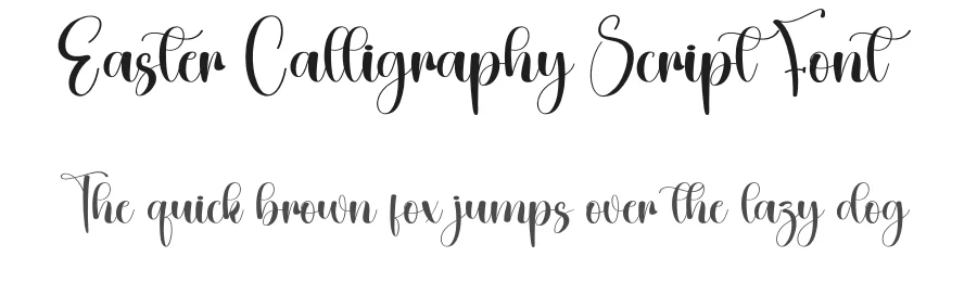 Easter Calligraphy Script Font by creativeletter — Script Handwritten Font