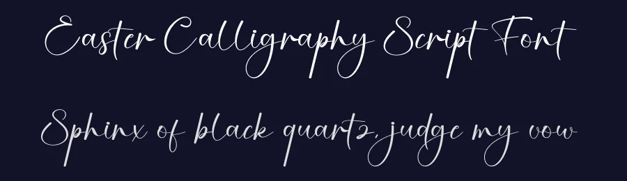 Easter Calligraphy Script Font by creativeletter — Script Handwritten Font — thumbnail 2