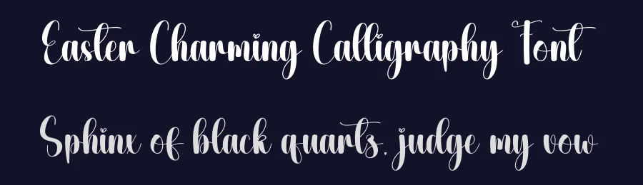 Easter Charming Calligraphy Font by creativeletter — Script Handwritten Font — thumbnail 2