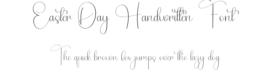 Easter Day Handwritten Font by freshtypeink — Script Handwritten Font