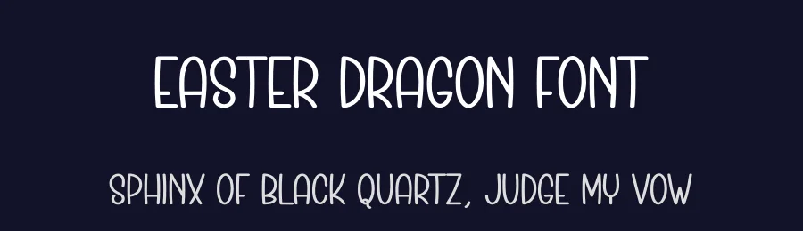 Easter Dragon Font by andikastudio — Display Font — thumbnail 2