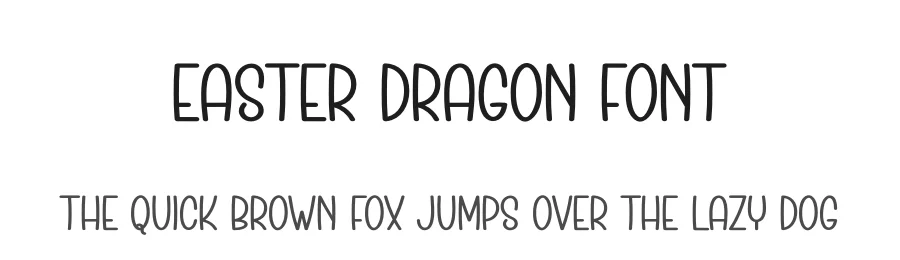 Easter Dragon Font by andikastudio — Display Font
