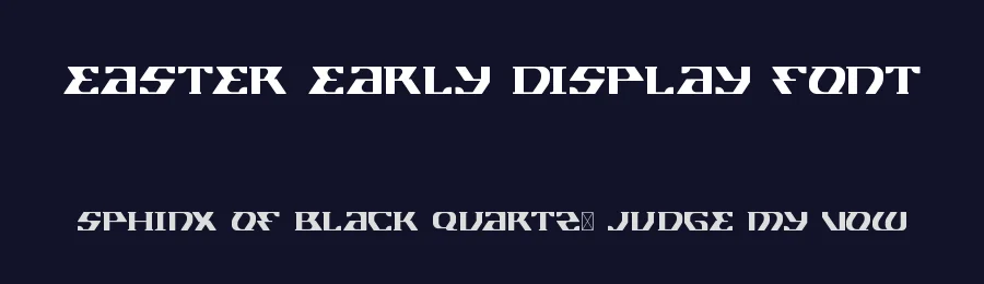 Easter Early Display Font by Uncarving Nation — Display Font — thumbnail 2