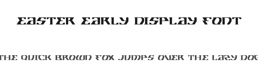 Easter Early Display Font by Uncarving Nation — Display Font