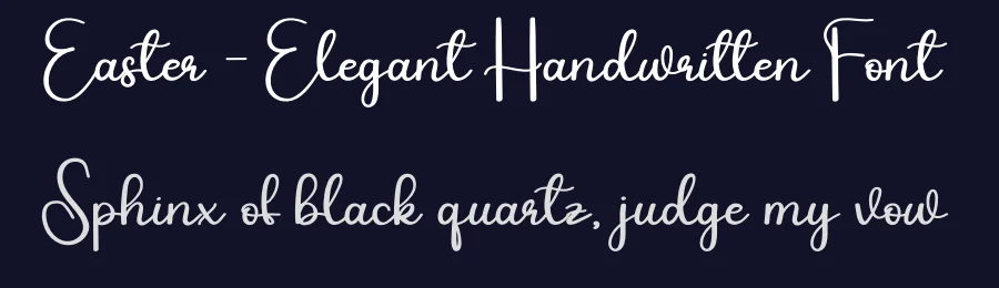 Easter – Elegant Handwritten Font by andikastudio — Script Handwritten Font — thumbnail 2