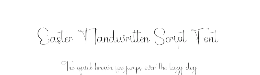 Easter Handwritten Script Font by freshtypeink — Script Handwritten Font