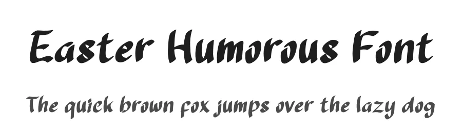 Easter Humorous Font by Yoga Letter — Display Font