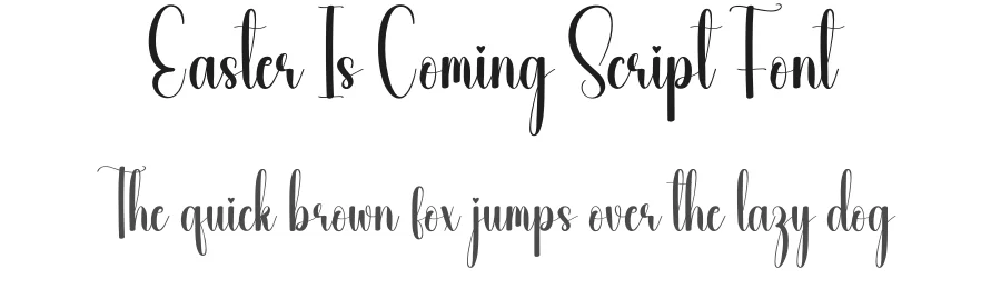 Easter Is Coming Script Font by andikastudio — Script Handwritten Font