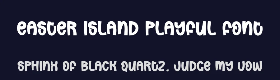 Easter Island Playful Font by creativeletter — Script Handwritten Font — thumbnail 2